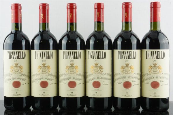 Tignanello Antinori 2001  - Asta AS TIME GOES BY | Vini Pregiati e da Collezione - Associazione Nazionale - Case d'Asta italiane