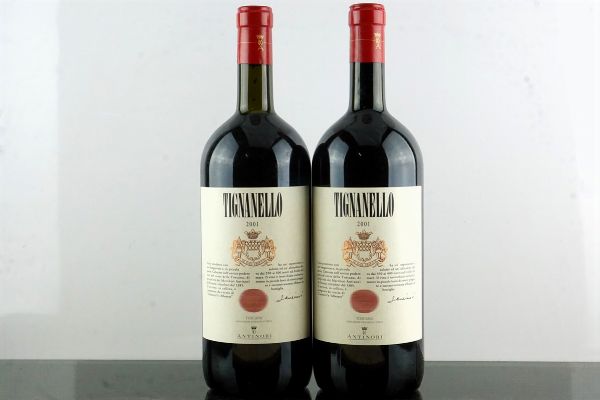 Tignanello Antinori 2001  - Asta AS TIME GOES BY | Vini Pregiati e da Collezione - Associazione Nazionale - Case d'Asta italiane