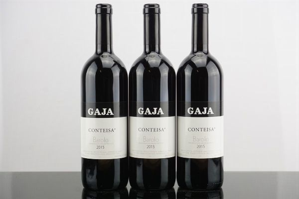 Conteisa Gaja 2015  - Asta AS TIME GOES BY | Vini Pregiati e da Collezione - Associazione Nazionale - Case d'Asta italiane