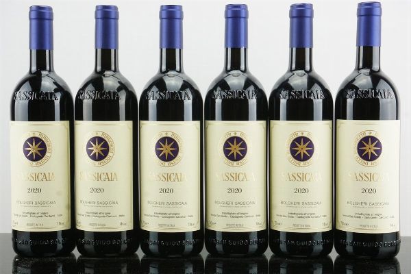 Sassicaia Tenuta San Guido 2020  - Asta AS TIME GOES BY | Vini Pregiati e da Collezione - Associazione Nazionale - Case d'Asta italiane