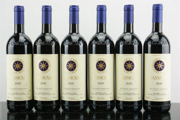 Sassicaia Tenuta San Guido 2020  - Asta AS TIME GOES BY | Vini Pregiati e da Collezione - Associazione Nazionale - Case d'Asta italiane