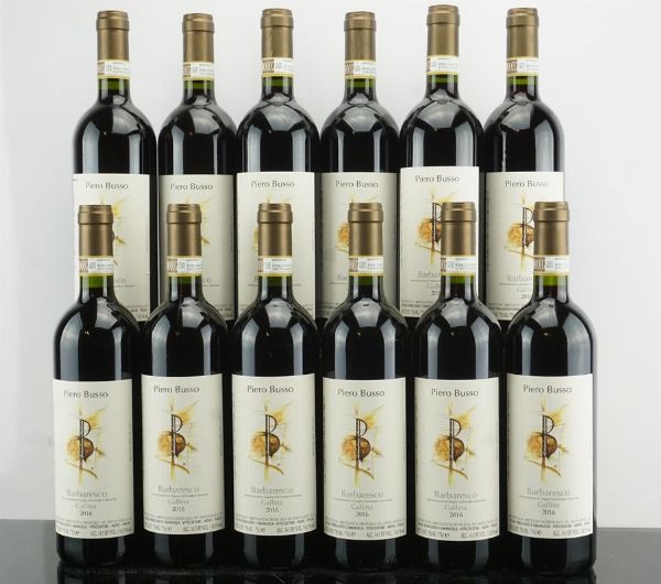 Barbaresco Gallina Piero Busso 2016  - Asta AS TIME GOES BY | Vini Pregiati e da Collezione - Associazione Nazionale - Case d'Asta italiane