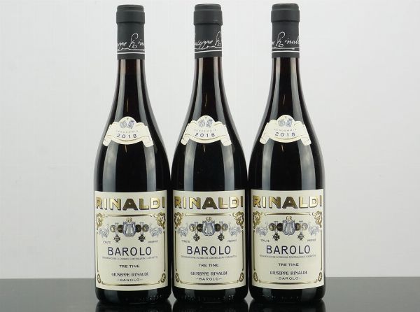 Barolo Tre Tine Giuseppe Rinaldi 2018  - Asta AS TIME GOES BY | Vini Pregiati e da Collezione - Associazione Nazionale - Case d'Asta italiane
