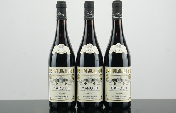 Barolo Tre Tine Giuseppe Rinaldi 2016  - Asta AS TIME GOES BY | Vini Pregiati e da Collezione - Associazione Nazionale - Case d'Asta italiane