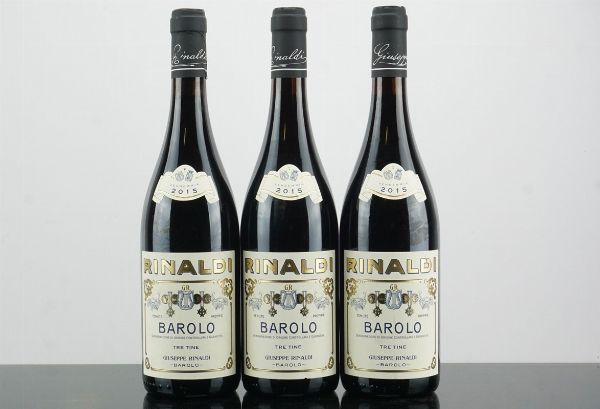 Barolo Tre Tine Giuseppe Rinaldi 2015  - Asta AS TIME GOES BY | Vini Pregiati e da Collezione - Associazione Nazionale - Case d'Asta italiane