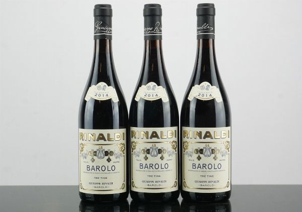 Barolo Tre Tine Giuseppe Rinaldi 2014  - Asta AS TIME GOES BY | Vini Pregiati e da Collezione - Associazione Nazionale - Case d'Asta italiane