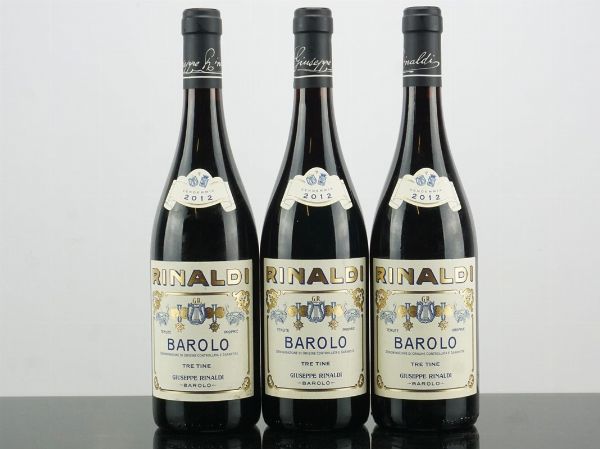 Barolo Tre Tine Giuseppe Rinaldi 2012  - Asta AS TIME GOES BY | Vini Pregiati e da Collezione - Associazione Nazionale - Case d'Asta italiane