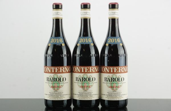 Barolo Arione Giacomo Conterno 2016  - Asta AS TIME GOES BY | Vini Pregiati e da Collezione - Associazione Nazionale - Case d'Asta italiane