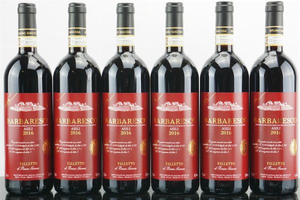 Barbaresco Asili Riserva Etichetta Rossa Bruno Giacosa 2016  - Asta AS TIME GOES BY | Vini Pregiati e da Collezione - Associazione Nazionale - Case d'Asta italiane