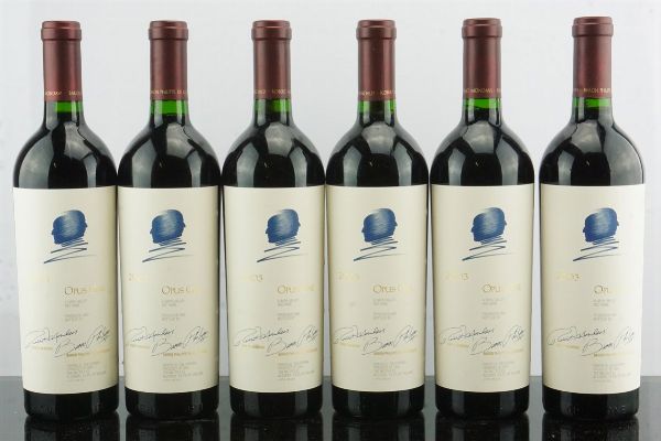 Opus One Mondavi 2003  - Asta AS TIME GOES BY | Vini Pregiati e da Collezione - Associazione Nazionale - Case d'Asta italiane