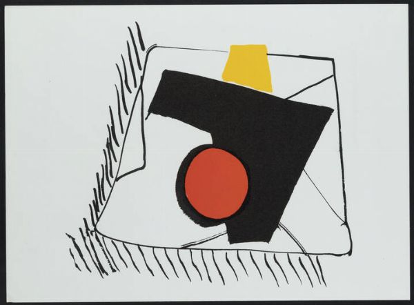 ALEXANDER CALDER Lawton (USA) 1898 - 1976 New York (USA) : Composition 1976  - Asta Grafica - Associazione Nazionale - Case d'Asta italiane