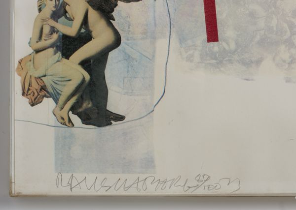 RAUSCHENBERG ROBERT (1925 - 2008) : SENZA TITOLO (BRADEMAS), 1973  - Asta Asta 446 | GRAFICA MODERNA, FOTOGRAFIA E MULTIPLI D'AUTORE Online - Associazione Nazionale - Case d'Asta italiane