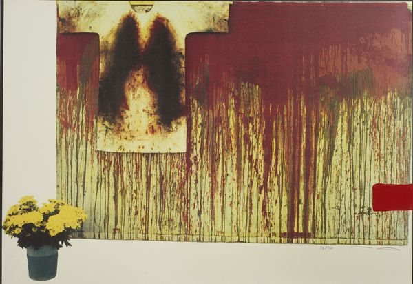 NITSCH HERMANN (1938 - 2022) : SENZA TITOLO (UBERMALTE BILD), 1991  - Asta Asta 446 | GRAFICA MODERNA, FOTOGRAFIA E MULTIPLI D'AUTORE Online - Associazione Nazionale - Case d'Asta italiane