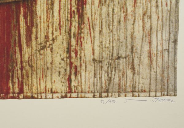 NITSCH HERMANN (1938 - 2022) : SENZA TITOLO (UBERMALTE BILD), 1991  - Asta Asta 446 | GRAFICA MODERNA, FOTOGRAFIA E MULTIPLI D'AUTORE Online - Associazione Nazionale - Case d'Asta italiane