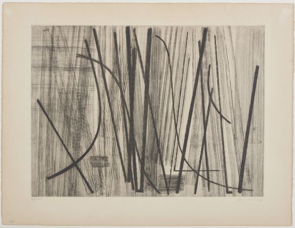 HARTUNG HANS (1904 - 1989) : GRAVURE 12,1953  - Asta Asta 446 | GRAFICA MODERNA, FOTOGRAFIA E MULTIPLI D'AUTORE Online - Associazione Nazionale - Case d'Asta italiane