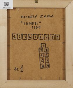 ZAZA MICHELE (n. 1948) : MIMESI (9 ELEMENTI), 1975  - Asta Asta 446 | GRAFICA MODERNA, FOTOGRAFIA E MULTIPLI D'AUTORE Online - Associazione Nazionale - Case d'Asta italiane