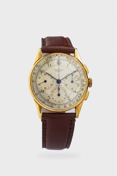 UNIVERSAL GENEVE : Mod. Chronograph compax  ref. 12510  anni '50  - Asta Orologi  - Associazione Nazionale - Case d'Asta italiane