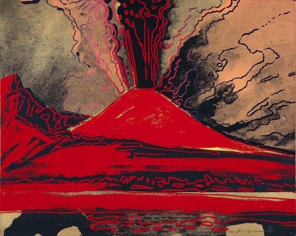 Andy Warhol : Vesuvius  - Asta Napoli, j'adore! - Associazione Nazionale - Case d'Asta italiane