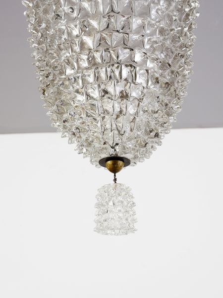 BAROVIER ERCOLE (1889 - 1974) : Lampada a sospensione, Murano  - Asta Asta 447 | DESIGN E ARTI DECORATIVE DEL NOVECENTO Online - Associazione Nazionale - Case d'Asta italiane