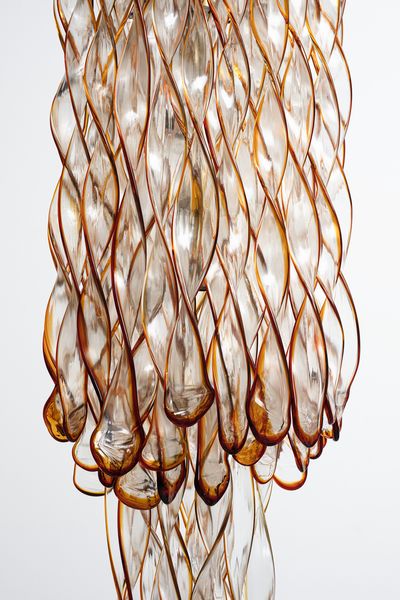 TOSO AURELIANO (1884 - 1979) : Grande lampada a sospensione a ventidue luci della serie Elica, Venezia Murano  - Asta Asta 447 | DESIGN E ARTI DECORATIVE DEL NOVECENTO Online - Associazione Nazionale - Case d'Asta italiane