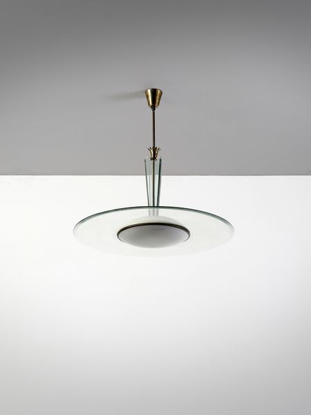 PONTI GIO (1891 - 1979) : Lampada a sospensione per Fontana Arte, Milano  - Asta Asta 447 | DESIGN E ARTI DECORATIVE DEL NOVECENTO Online - Associazione Nazionale - Case d'Asta italiane