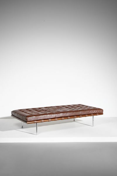 MIES VAN DER ROHE LUDWIG (1886 - 1969) : Daybed Mies Couch per Knoll International, U.S.A.  - Asta Asta 447 | DESIGN E ARTI DECORATIVE DEL NOVECENTO Online - Associazione Nazionale - Case d'Asta italiane