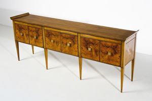 BORSI CESARE : Credenza a sei ante  - Asta Asta 447 | DESIGN E ARTI DECORATIVE DEL NOVECENTO Online - Associazione Nazionale - Case d'Asta italiane