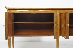 BORSI CESARE : Credenza a sei ante  - Asta Asta 447 | DESIGN E ARTI DECORATIVE DEL NOVECENTO Online - Associazione Nazionale - Case d'Asta italiane