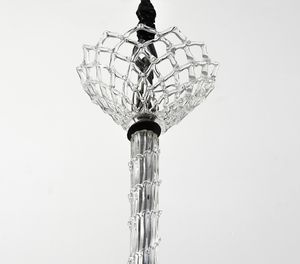 BAROVIER & TOSO : Lampada a sospensione a otto luci, Murano  - Asta Asta 447 | DESIGN E ARTI DECORATIVE DEL NOVECENTO Online - Associazione Nazionale - Case d'Asta italiane