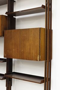 ALBINI FRANCO (1905 - 1977) : Libreria a due campate mod. LB7 per Poggi, Pavia  - Asta Asta 447 | DESIGN E ARTI DECORATIVE DEL NOVECENTO Online - Associazione Nazionale - Case d'Asta italiane