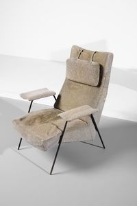 ROBIN DAY  (1915 - 2010) : attribuito. Coppia di poltrone simili al mod. Reclining chair  - Asta Asta 447 | DESIGN E ARTI DECORATIVE DEL NOVECENTO Online - Associazione Nazionale - Case d'Asta italiane