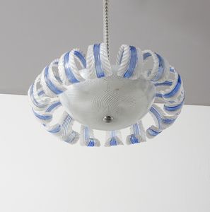 BAROVIER & TOSO : Lampada a sospensione, Murano  - Asta Asta 447 | DESIGN E ARTI DECORATIVE DEL NOVECENTO Online - Associazione Nazionale - Case d'Asta italiane