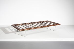 MIES VAN DER ROHE LUDWIG (1886 - 1969) : Daybed Mies Couch per Knoll International, U.S.A.  - Asta Asta 447 | DESIGN E ARTI DECORATIVE DEL NOVECENTO Online - Associazione Nazionale - Case d'Asta italiane