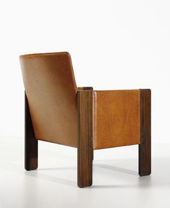 SCARPA AFRA (1937-2011) & TOBIA (n. 1935) : Coppia di poltrone mod. 917 per Cassina, Meda  - Asta Asta 447 | DESIGN E ARTI DECORATIVE DEL NOVECENTO Online - Associazione Nazionale - Case d'Asta italiane