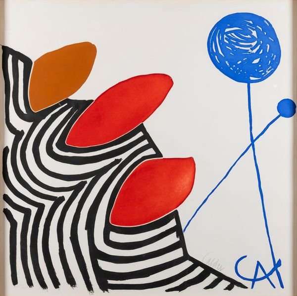 Alexander Calder : Presenza grafica  - Asta Multipli e grafica internazionale - Associazione Nazionale - Case d'Asta italiane