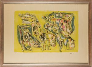 ASGER JORN : Senza titolo  - Asta Multipli e grafica internazionale - Associazione Nazionale - Case d'Asta italiane