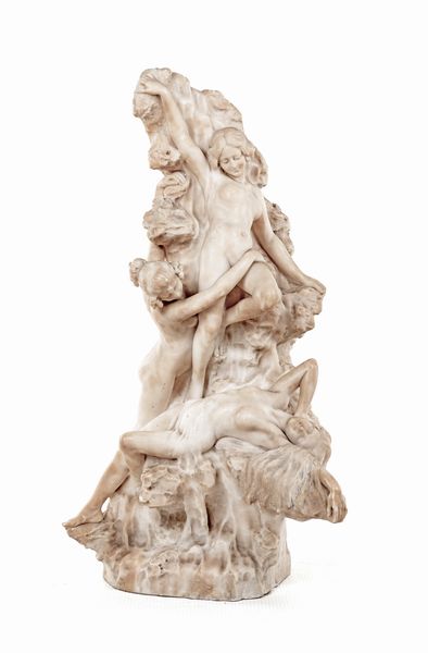 Scultore francese, fine del XIX/inizi del XX secolo : Allegoria della Bellezza  - Asta Antiquariato - Icone, Arredi, Sculture, Oggetti d'Arte - Associazione Nazionale - Case d'Asta italiane