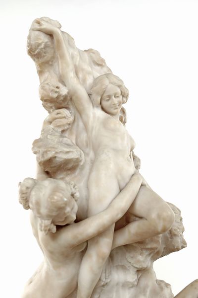 Scultore francese, fine del XIX/inizi del XX secolo : Allegoria della Bellezza  - Asta Antiquariato - Icone, Arredi, Sculture, Oggetti d'Arte - Associazione Nazionale - Case d'Asta italiane