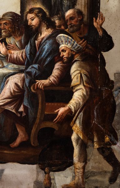 Luca Giordano, Attribuito a : a) Cena in casa del Fariseo; b) le nozze di Canaan. Coppia di dipinti  - Asta Dipinti antichi dal XIV al XIX secolo. Con una selezione di sculture - Associazione Nazionale - Case d'Asta italiane