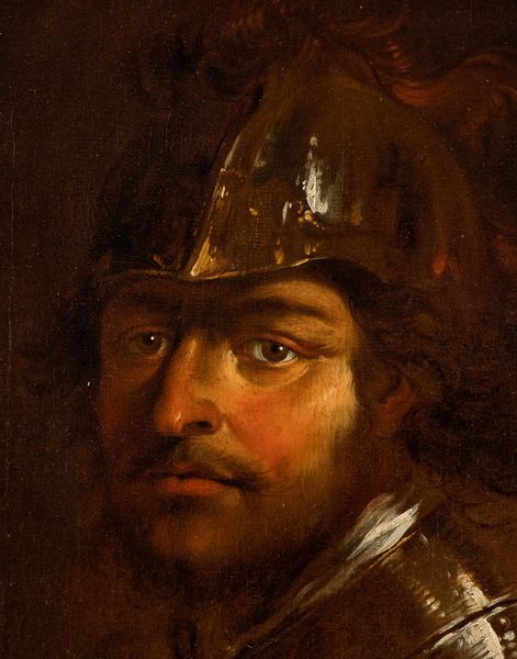 Salvator Rosa : Autoritratto in vesti di soldato  - Asta Dipinti antichi dal XIV al XIX secolo. Con una selezione di sculture - Associazione Nazionale - Case d'Asta italiane