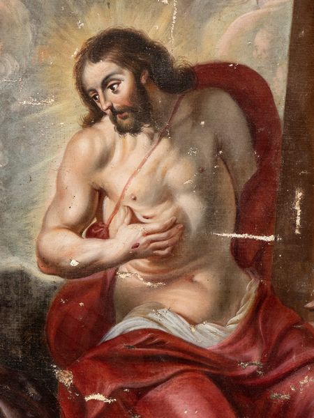 Artista fiammingo, XVII secolo : Cristo e i peccatori penitenti  - Asta Dipinti antichi dal XIV al XIX secolo. Con una selezione di sculture - Associazione Nazionale - Case d'Asta italiane