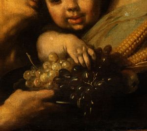 Cornelis van Haarlem, Attribuito a : Allegoria dell'Estate  - Asta Dipinti antichi dal XIV al XIX secolo. Con una selezione di sculture - Associazione Nazionale - Case d'Asta italiane