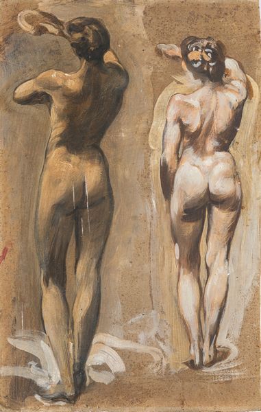 Adolfo De Carolis, Attribuito a : Studio di nudi  - Asta Disegni Antichi - Associazione Nazionale - Case d'Asta italiane