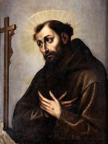 Scuola italiana del XVII secolo : San Francesco In Preghiera  - Asta Dipinti antichi  - Associazione Nazionale - Case d'Asta italiane