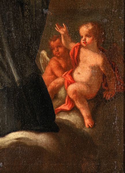 Scuola italiana del XVIII secolo : Putti  - Asta Dipinti antichi  - Associazione Nazionale - Case d'Asta italiane