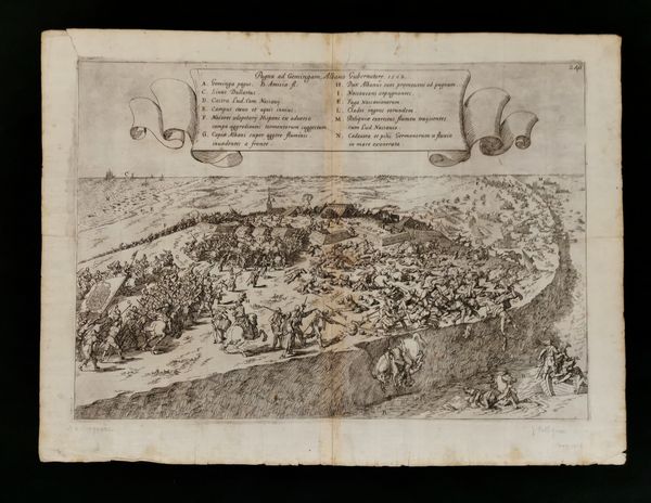 Johann Wilhelm Baur : Pugna ad Gemingam  - Asta Disegni, Stampe e Carte Geografiche dal XVI al XIX secolo - Associazione Nazionale - Case d'Asta italiane