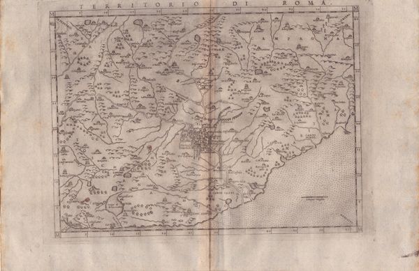 Girolamo Ruscelli : Territorio di Roma  - Asta Disegni, Stampe e Carte Geografiche dal XVI al XIX secolo - Associazione Nazionale - Case d'Asta italiane