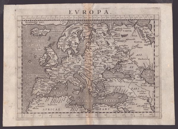 Girolamo Ruscelli : Europa  - Asta Disegni, Stampe e Carte Geografiche dal XVI al XIX secolo - Associazione Nazionale - Case d'Asta italiane