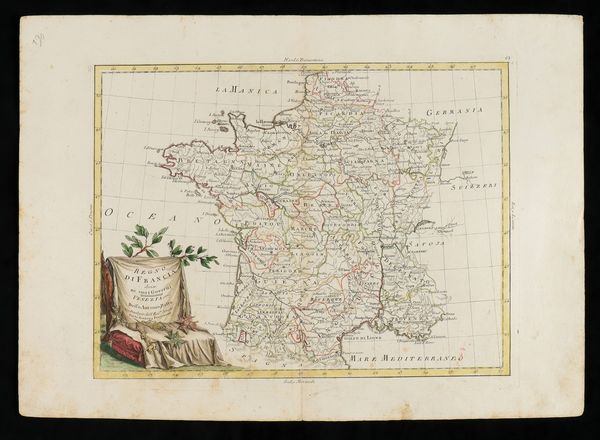 ANTONIO ZATTA : Regno di Francia diviso ne suoi Governi  - Asta Disegni, Stampe e Carte Geografiche dal XVI al XIX secolo - Associazione Nazionale - Case d'Asta italiane