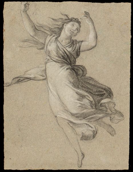 Tommaso Maria Conca, Attribuito a : Figura femminile danzante  - Asta Disegni, Stampe e Carte Geografiche dal XVI al XIX secolo - Associazione Nazionale - Case d'Asta italiane